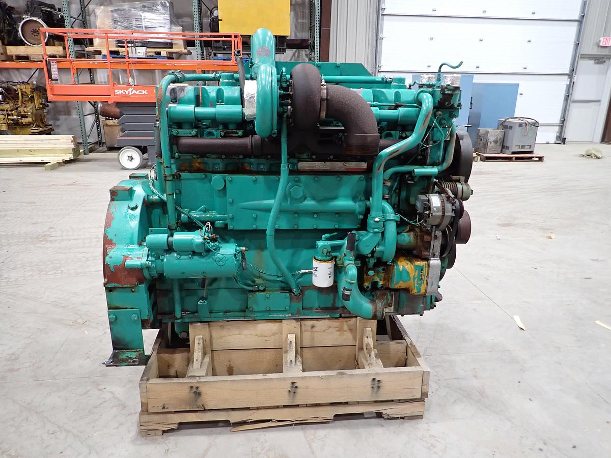Used 1986 Cummins KTA19-G2 Diesel Engine LOW HOUR GOV'T SURPLUS