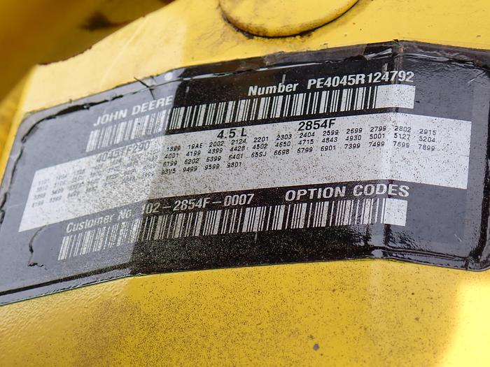 Used 2017 John Deere 4045TF290 Diesel Power Unit