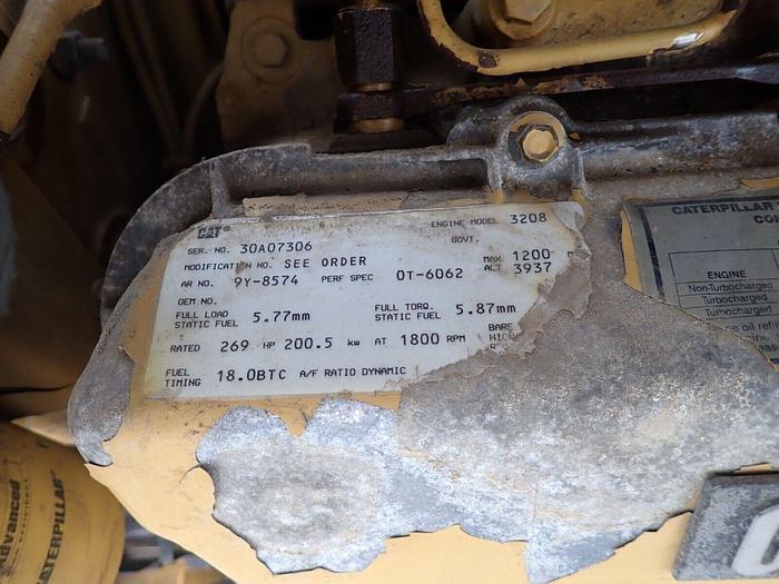 Used 1999 Caterpillar SR4B 175 KW Generator RUNS MINT! VIDEO! 3208T CAT SR4 3ph 480