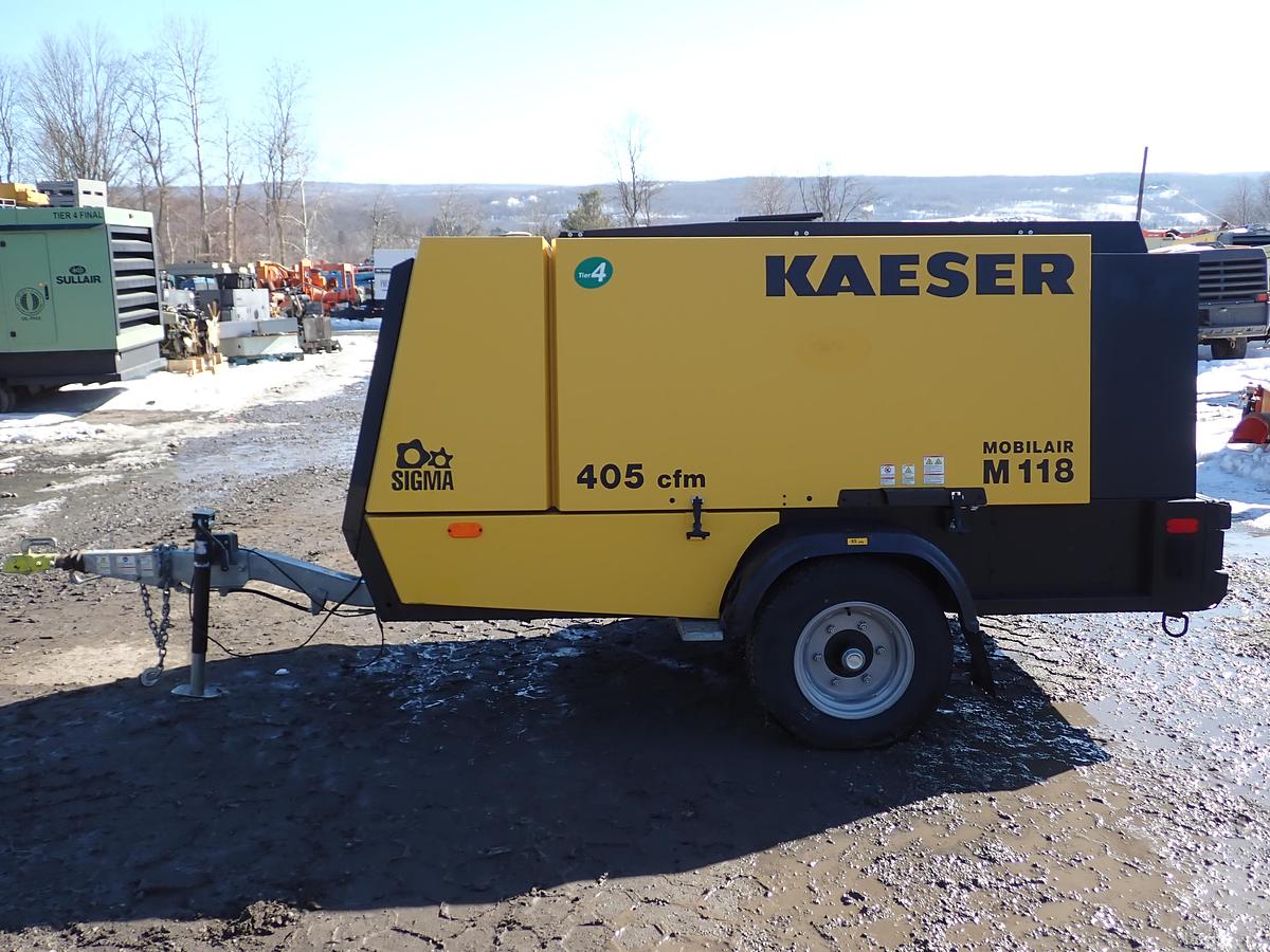 Used 2022 Kaeser M118 Mobilair 405 CFM Air Compressor