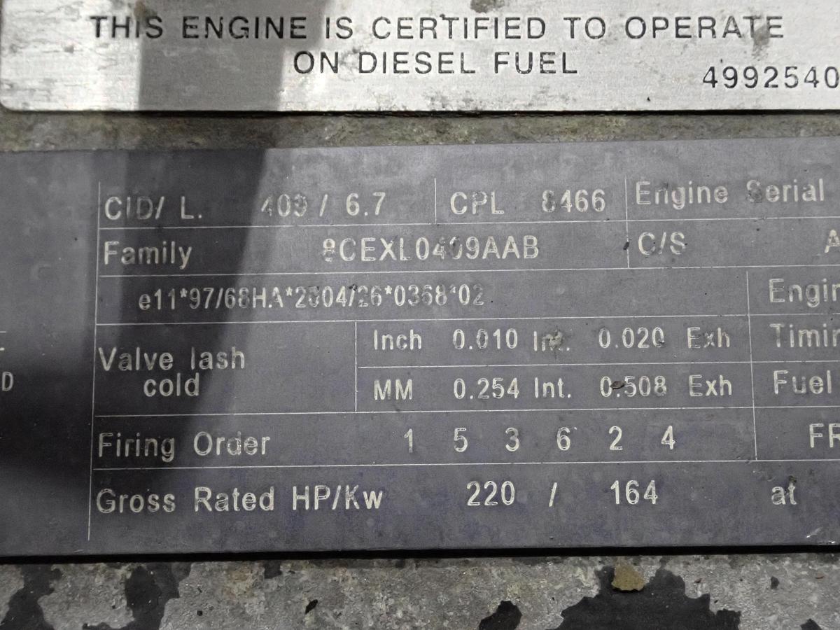 Used 2008 Cummins QSB 6.7 Diesel Engine CPL 8466