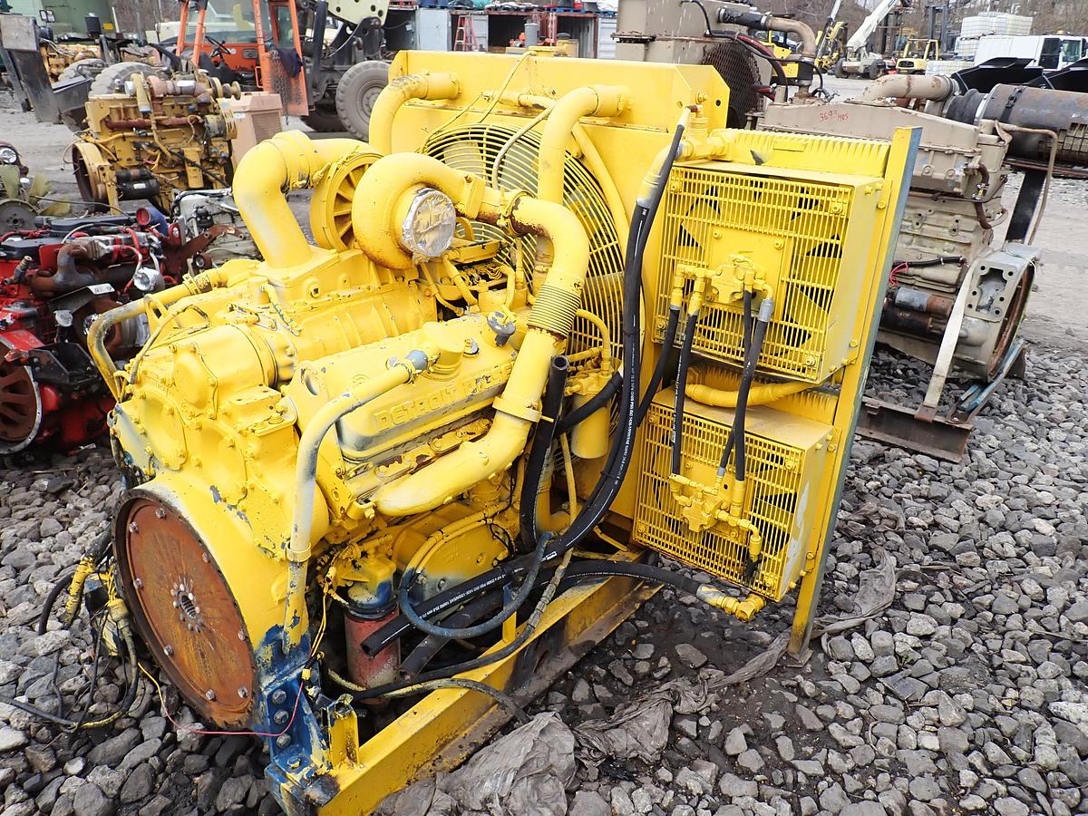 Used Detroit Diesel 6V92TA DDEC Industrial Diesel Engine 8063-7K33