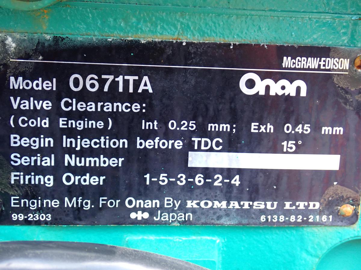 Used Komatsu SA6D110-1