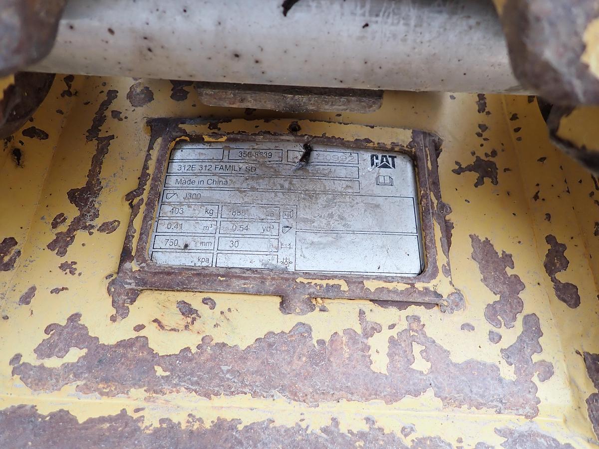 Used 2018 CAT 313FL Hydraulic Excavator FRONT BLADE