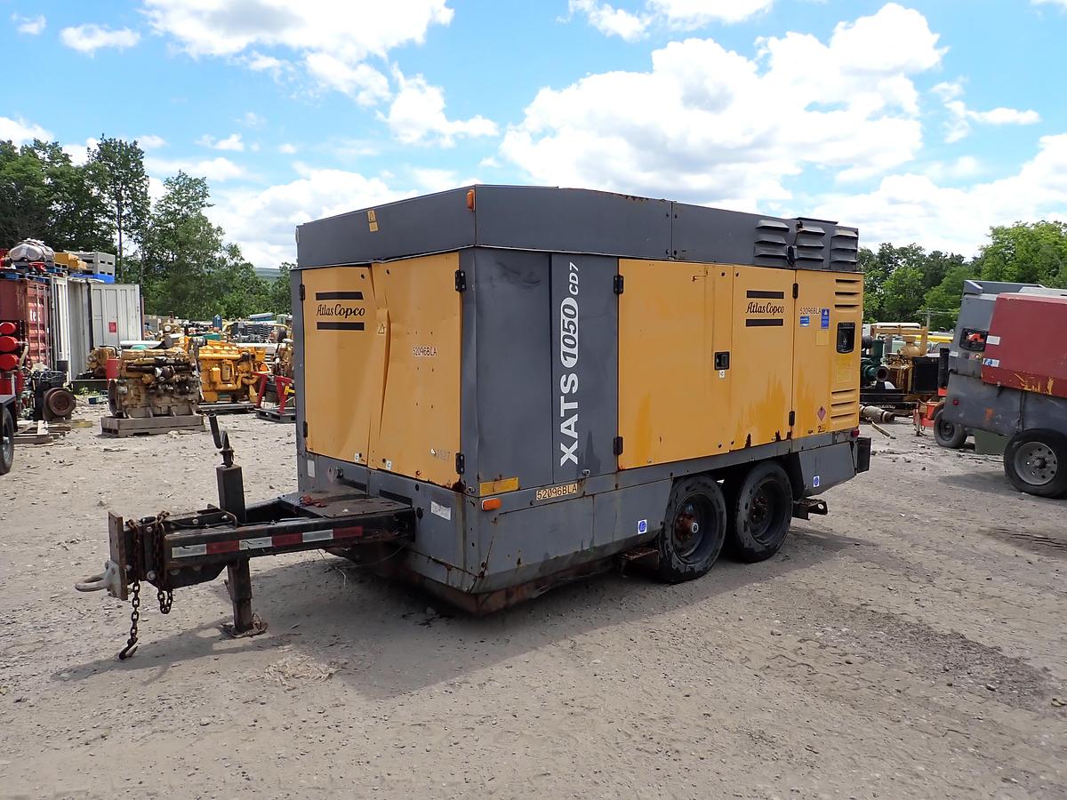Used 2013 Atlas Copco XATS1050 CD7 1050 CFM Air Compressor