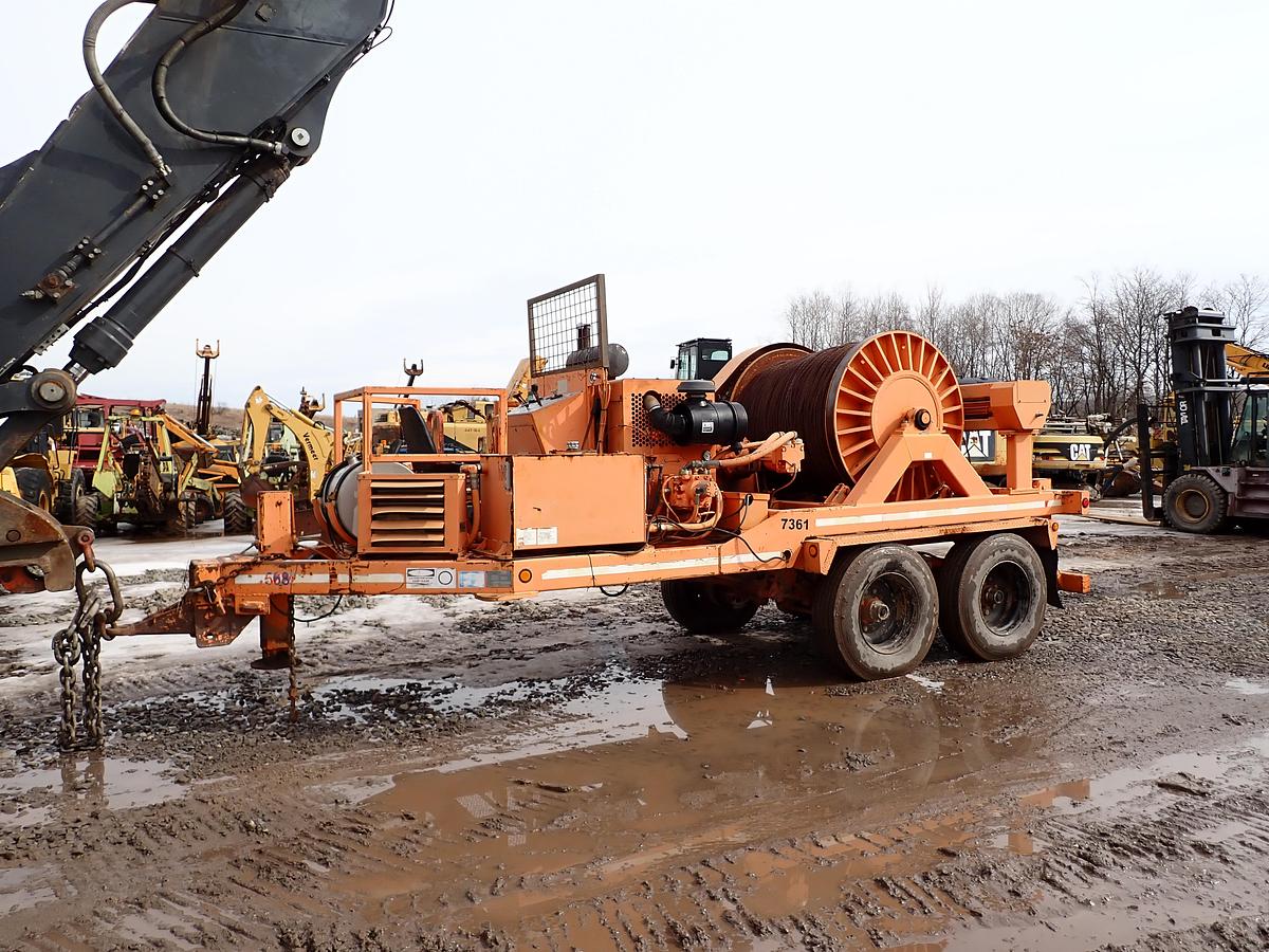 Used 2007 Wagner-Smith T-1DP-300 Single Drum Cable Puller 