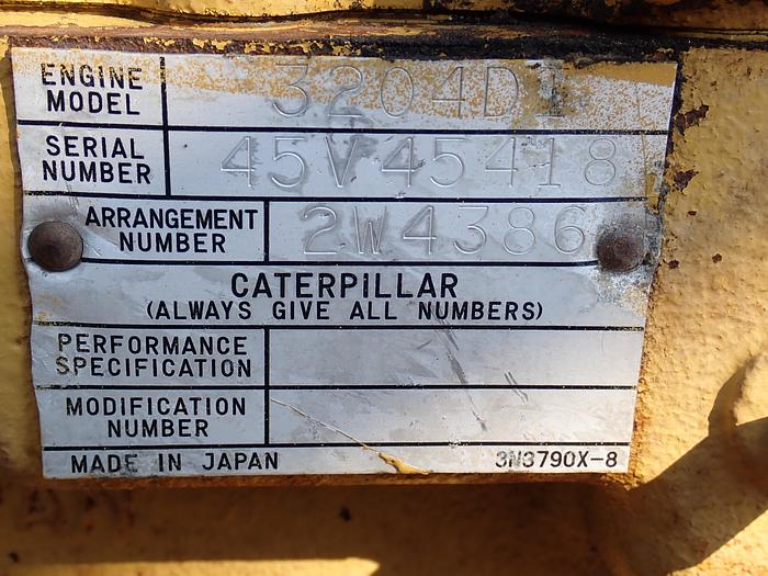 Used 1985 CAT 3204 DI Diesel Engine TAKEOUT