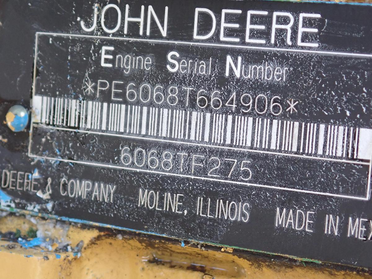 Used John Deere 6068TF275 Diesel Engine POWER UNIT