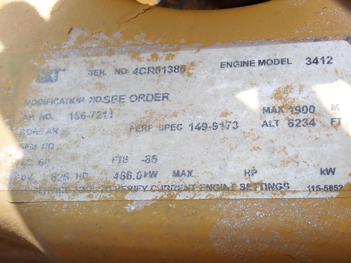 Used 2000 CAT 3412E Diesel Engine POWER UNIT! AR 156-7211