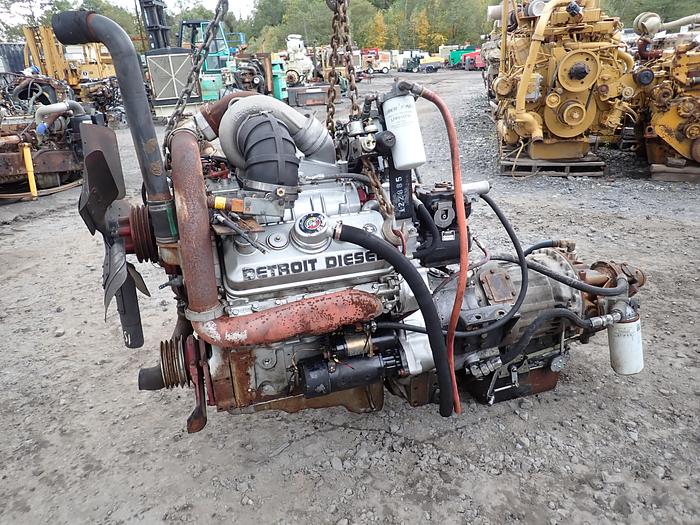 Used Detroit Diesel 6V92TA Silver Engine 8063-7400