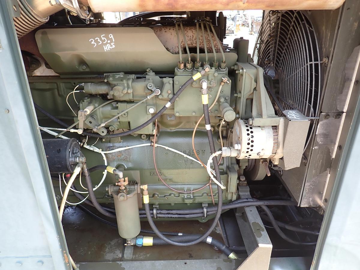 Used 1990 Libby MEP007B 100 KW Diesel Generator GOV'T SURPLUS