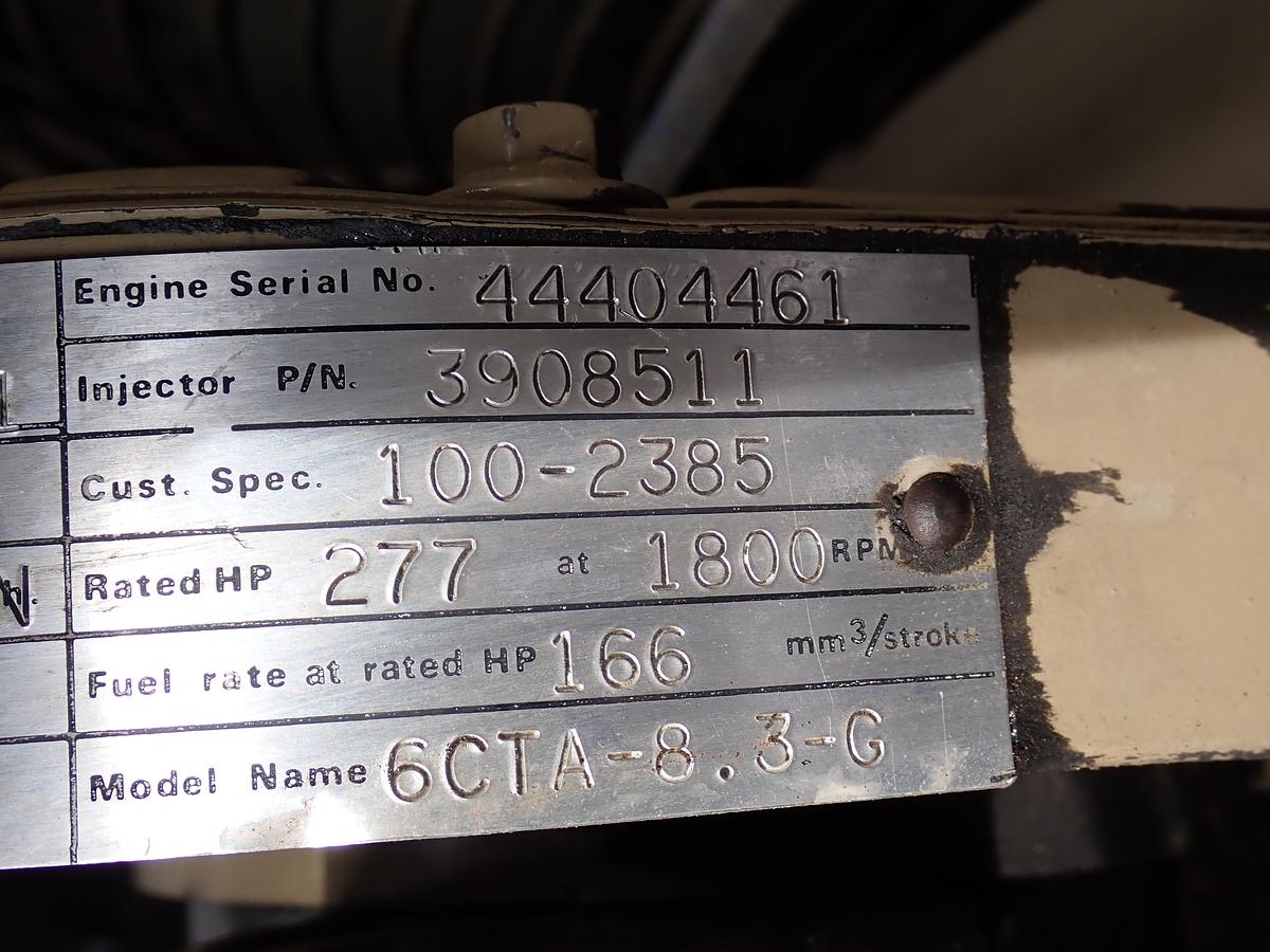 Used 1990 Cummins 6CTA 8.3 Diesel Engine 158 HOURS