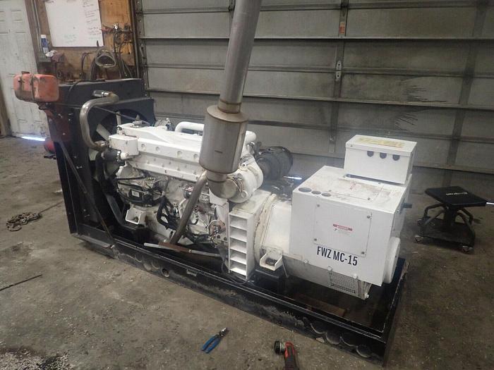 Used Cummins MDDCD 80 KW Marine Generator VIDEO! LOW HOURS! Genset John Deere Diesel