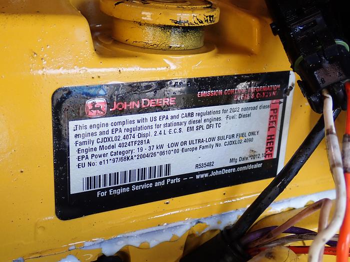 Used 2013 Sullivan Palatek D185PJD Air Compressor SANDBLASTER