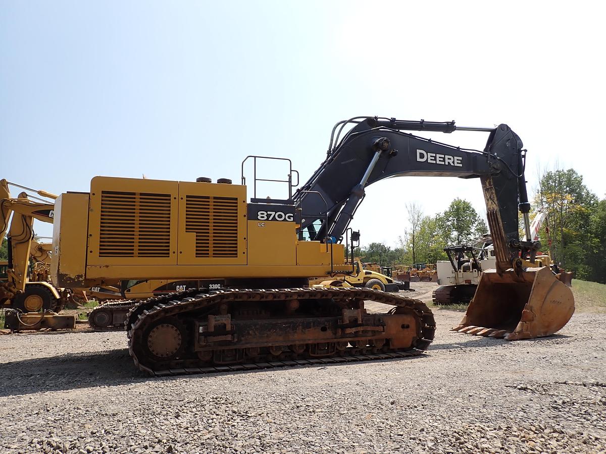 Used 2021 John Deere 870G LC Hydraulic Excavator MASS EXCAVATING BOOM