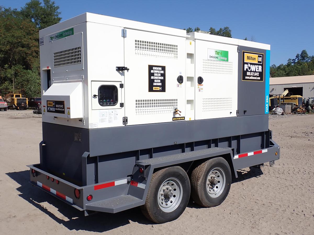 2024 Atlas Copco QAS250 Generator Set UNUSED FACTORY WARRANTY!