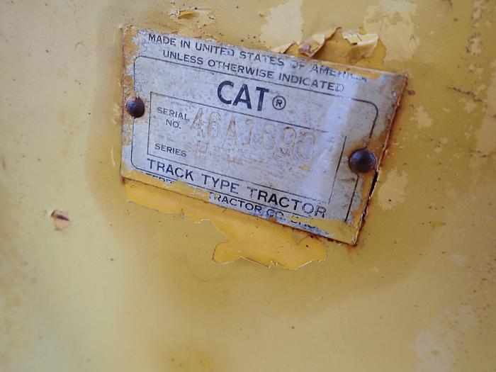 Used 1967 Caterpillar D8H Crawler Dozer RIPPER! SU Blade
