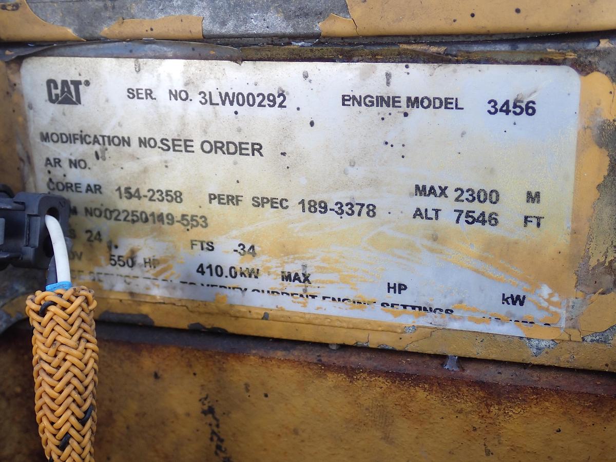 Used 2000 CAT 3456 Turbo Diesel Engine 