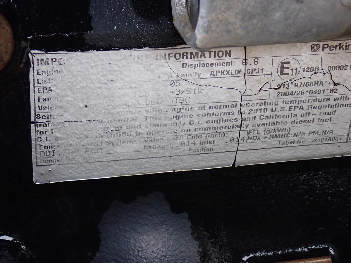 Used 2010 Perkins 1106D-E66TA Diesel Engine POWER UNIT! CAT C6.6