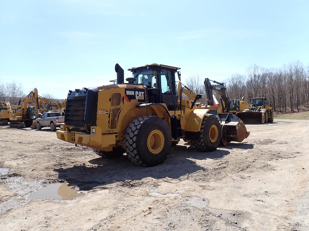 Used 2019 CAT 966M Wheel Loader Q/C & FORKS