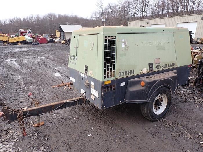 Used 2012 Sullair 375HH Air Compressor HIGH PRESSURE! VIDEO! 200 PSI 375 CFM Towable