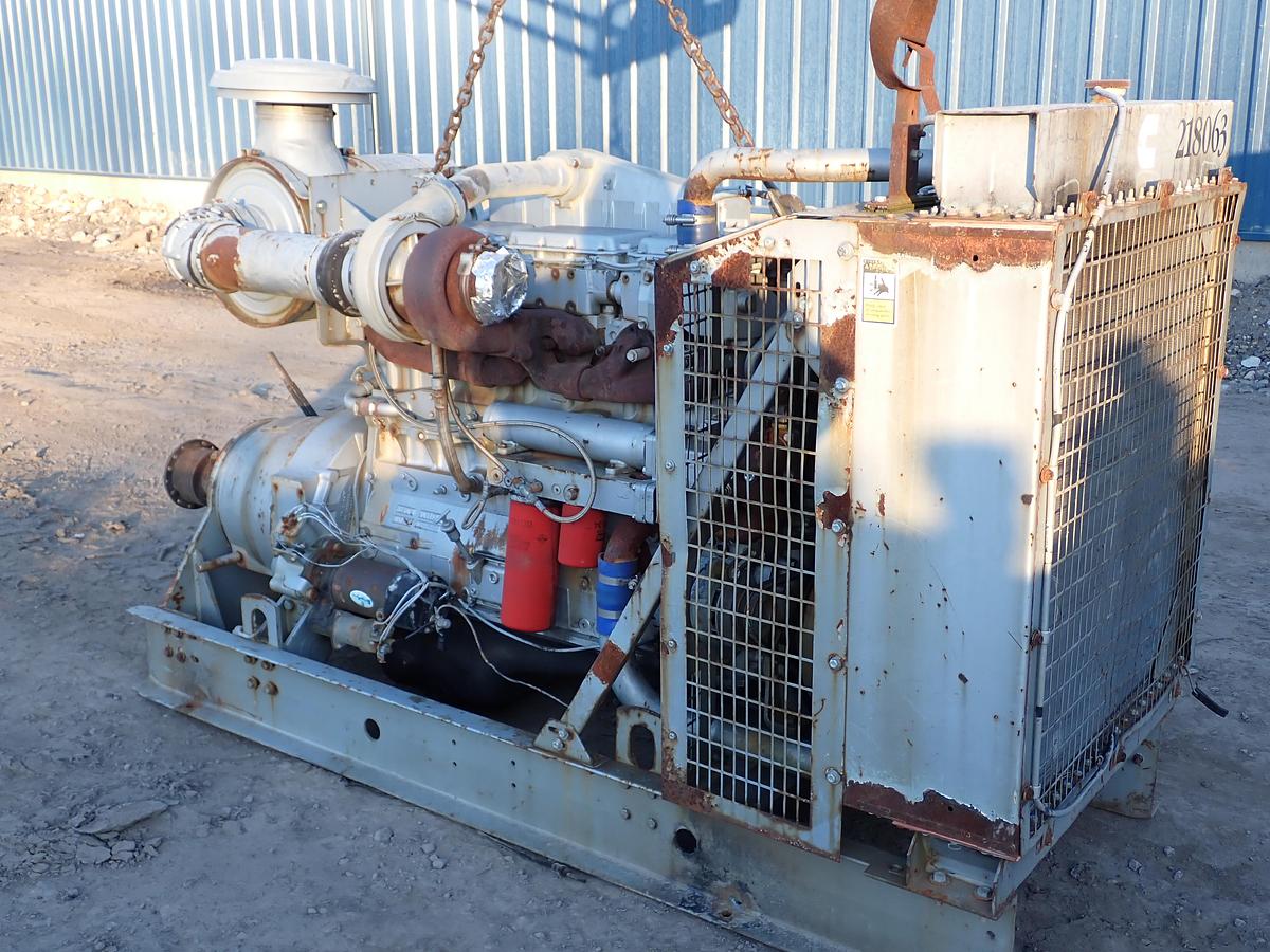 Used 2000 Cummins N14-C Diesel Engine POWER UNIT w/ PTO CLUTCH