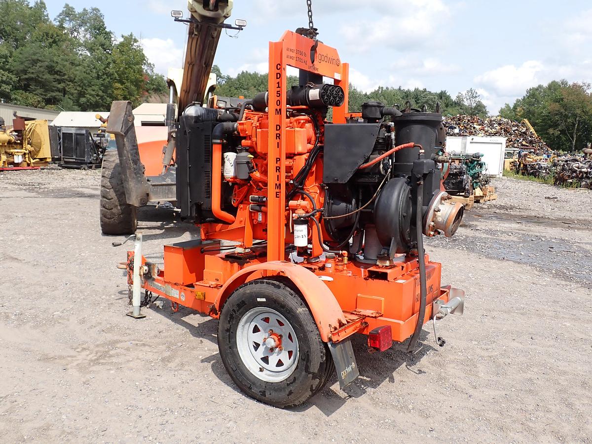 Used 2015 Godwin CD150M STAINLESS 6" Water Pump LOW HOURS!