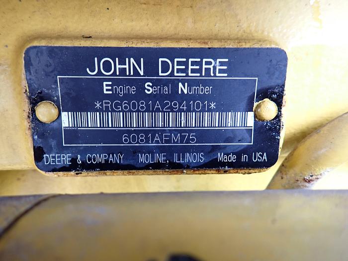 Used 2006 John Deere 6081AFM75 Marine Diesel Engines MATCHED PAIR!
