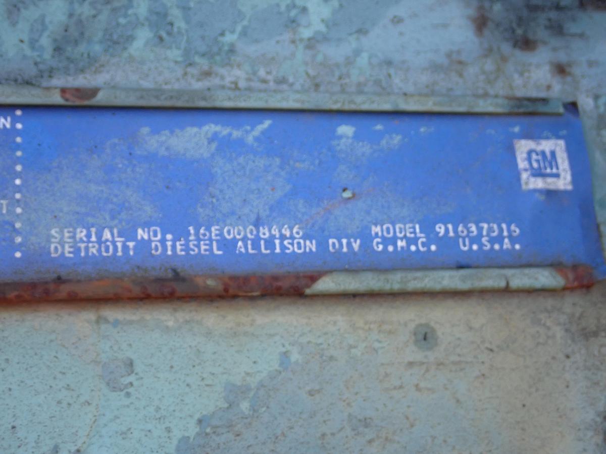 Used Detroit Diesel 16V149 TI Engine POWER UNIT 9163-7315