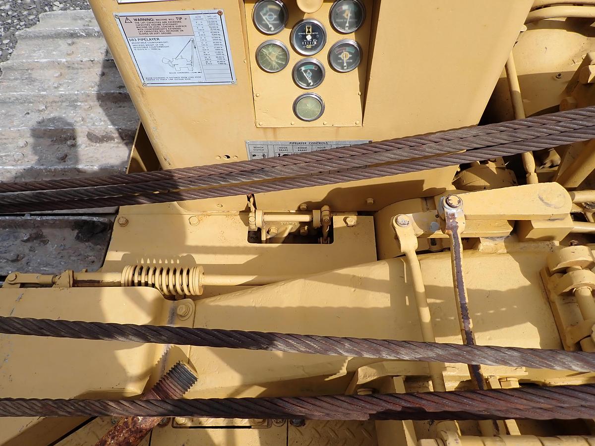 Used 1971 CAT 583H Crawler Pipelayer REAR WINCH