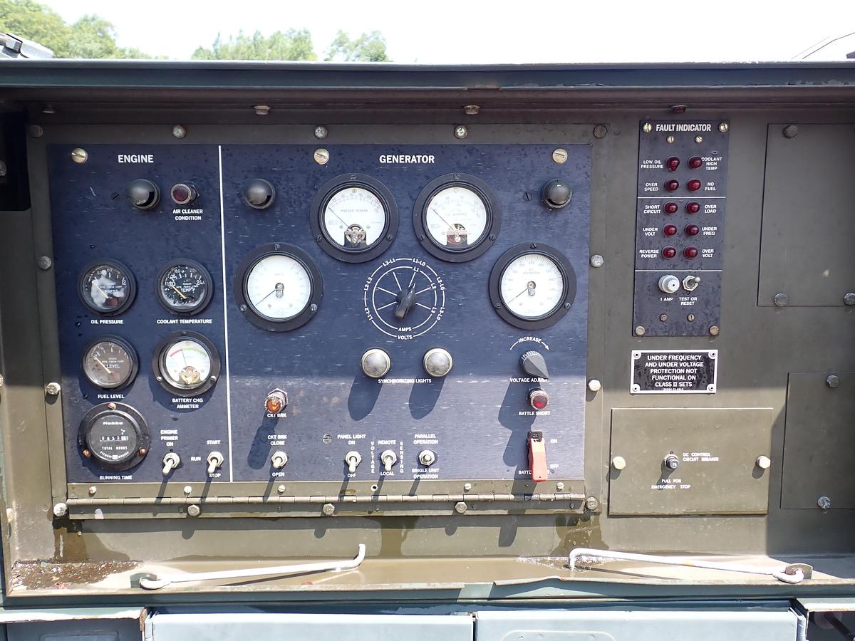 Used 1990 Libby MEP007B 100 KW Diesel Generator GOV'T SURPLUS