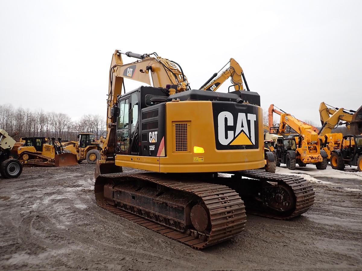 Used 2017 CAT 335F LCR Hydraulic Excavator w/ PROGRESSIVE THUMB!