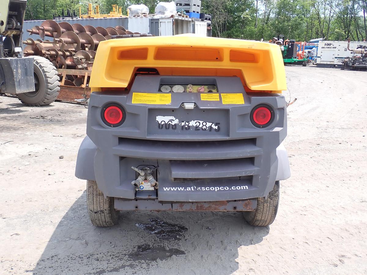 Used 2012 Atlas Copco XAS185JD7 185 CFM Air Compressor