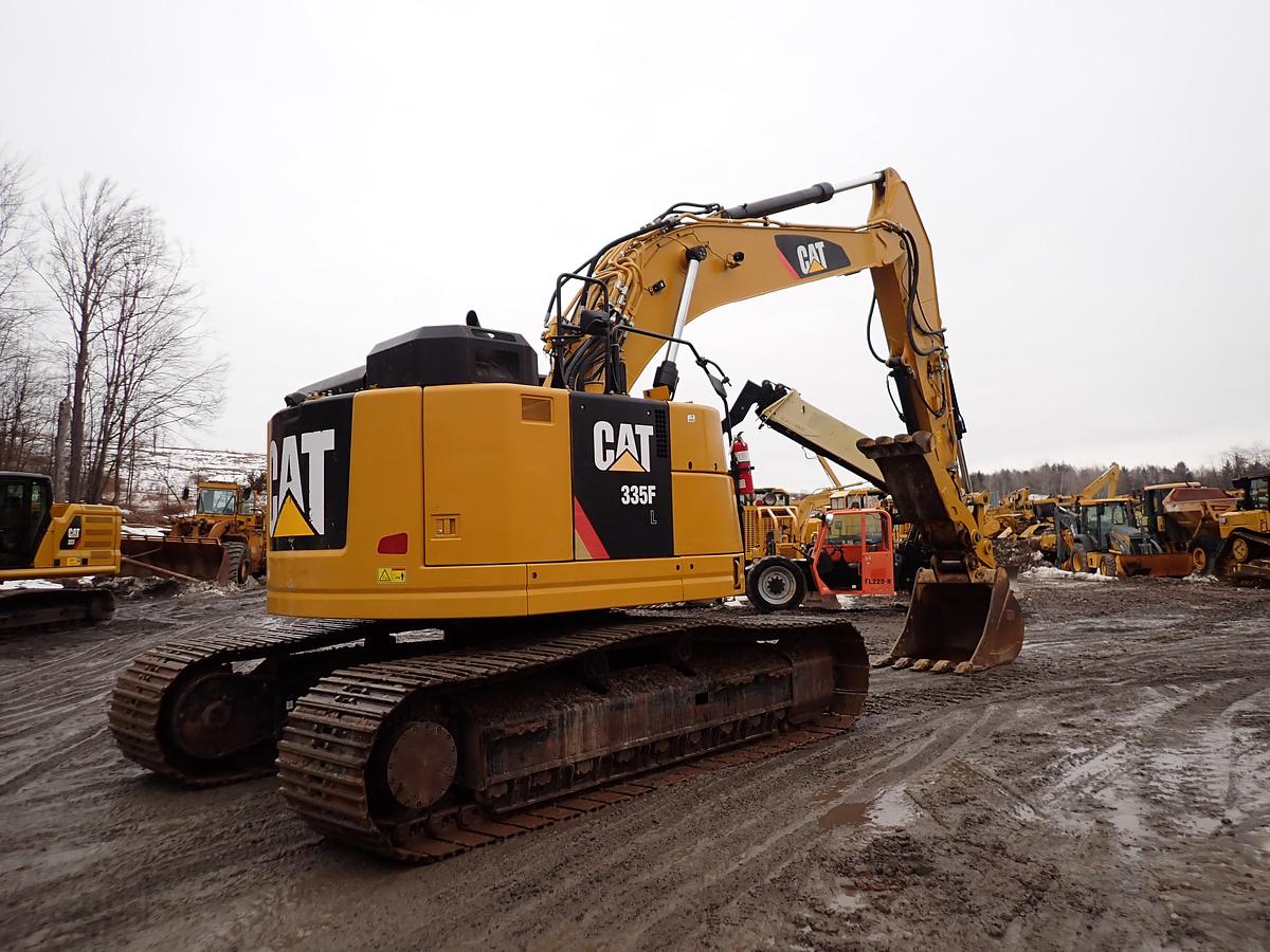 Used 2017 CAT 335F LCR Hydraulic Excavator w/ PROGRESSIVE THUMB!