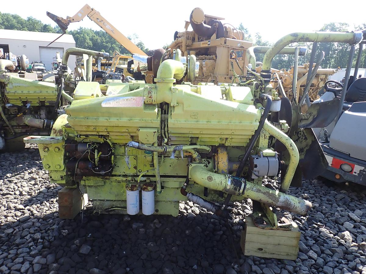 Used 1993 Cummins KTA38 Turbo Diesel Engine CPL 8090