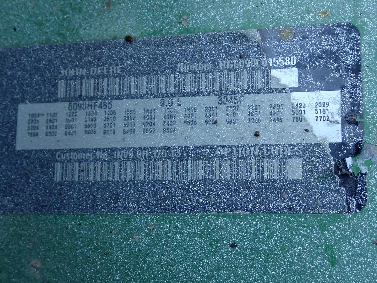 Used 2007 John Deere 6090HF485 Diesel Engine 2034 HOURS