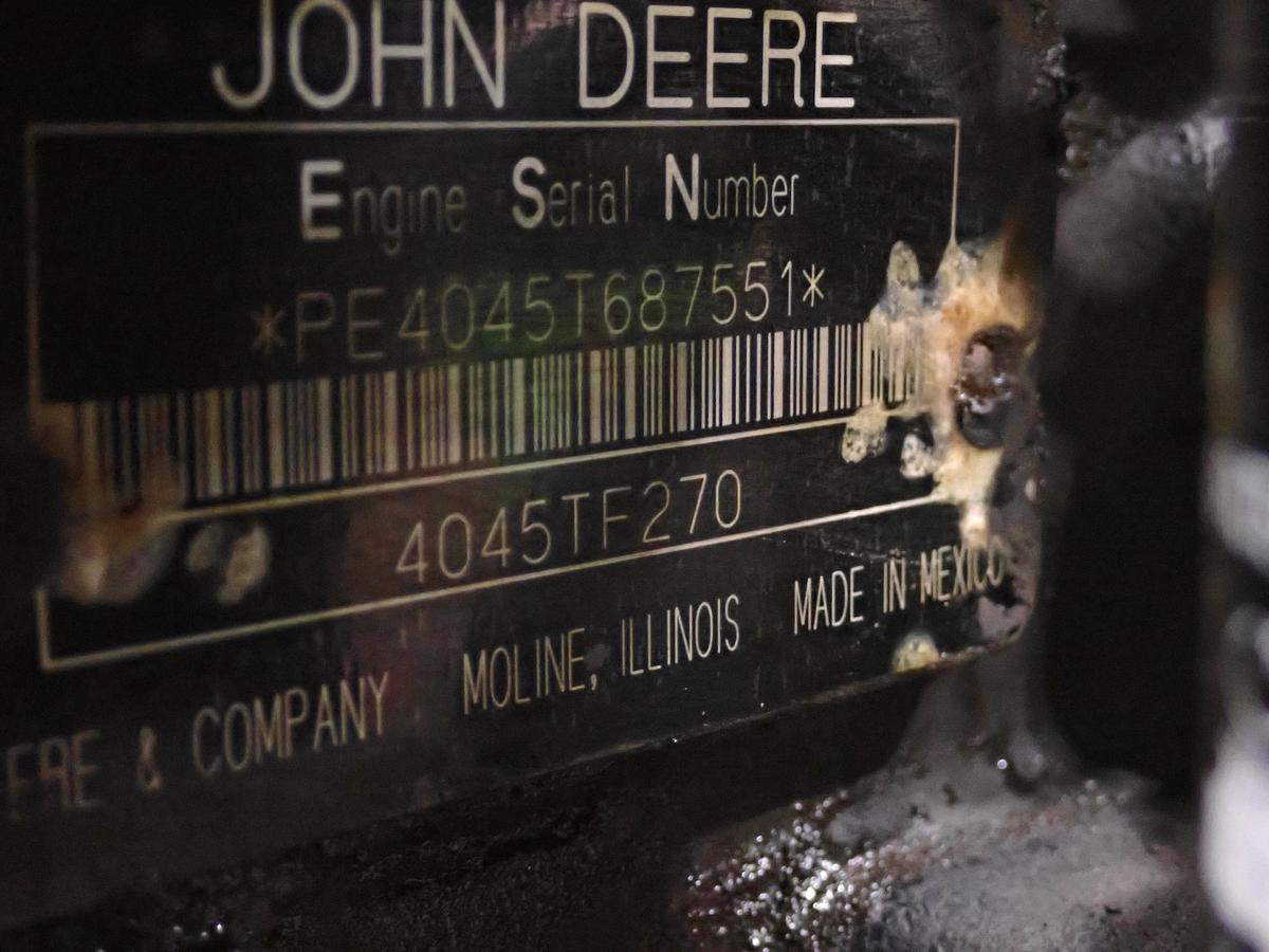 Used 2007 John Deere 4045TF270 Diesel Engine