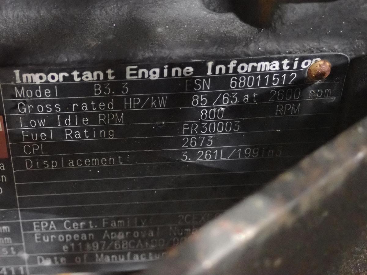 Used 2002 Cummins B3.3 Turbo Diesel Engine CPL 2673