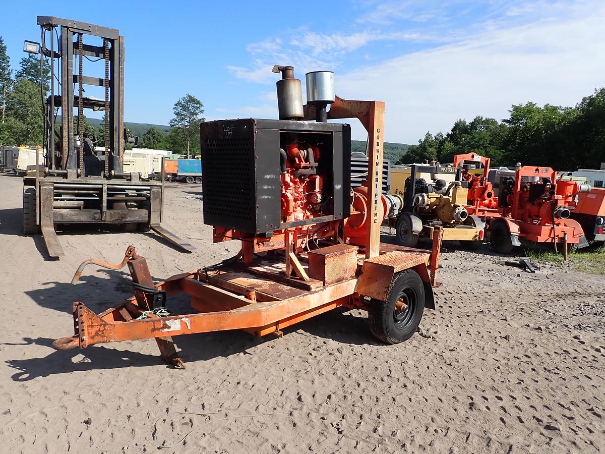 Used 1998 Godwin CD225M 8" Water Pump