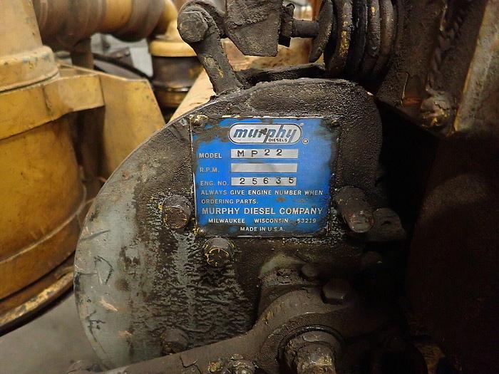 Used Murphy MP-22 Diesel Engine RUNNER! RARE!! MP22 Shovel Crane Deere MP21