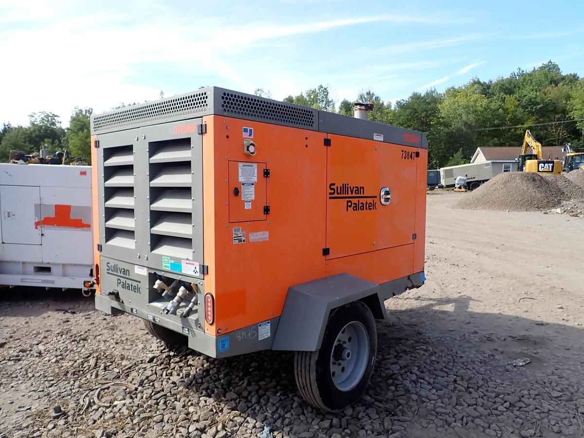 Used 2019 Sullivan Palatek D375PHJD4AF 375 CFM Air Compressor