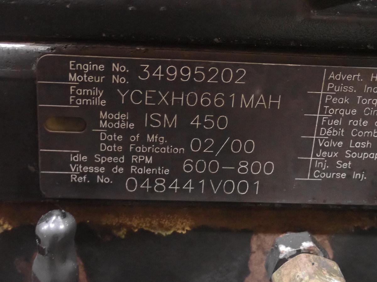 Used 2000 Cummins ISM 450 Diesel Engine 123K MILES!