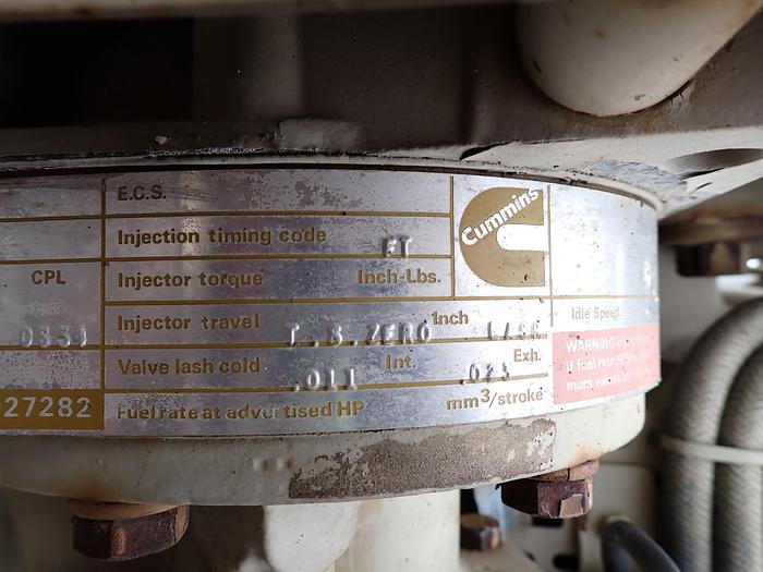 Used 1986 Cummins NTTA-855P 450 HP Big Cam 855