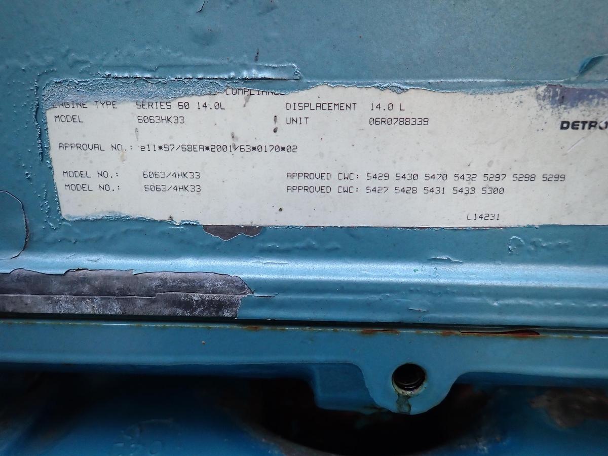 Used 2004 Detroit Diesel 14 Liter 665 HP Industrial Engine POWER UNIT!