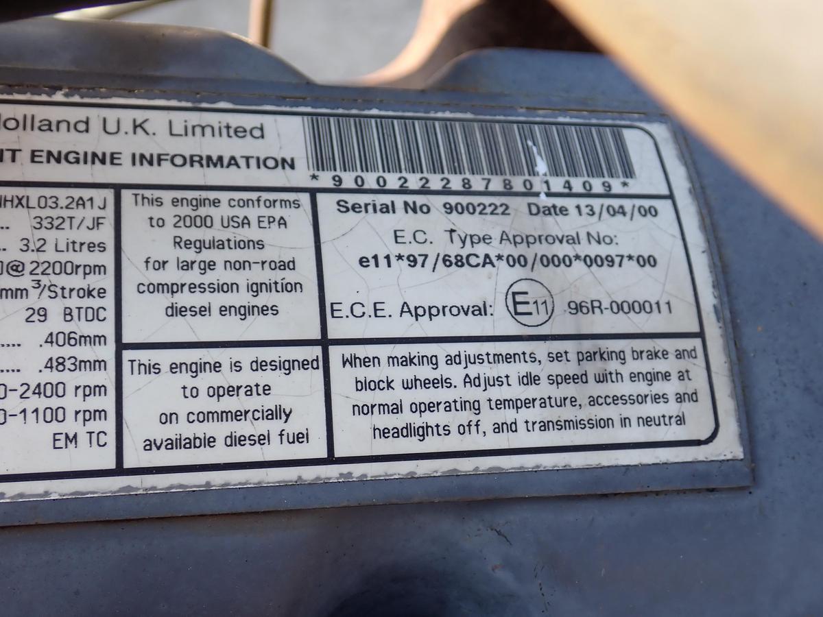 Used 2000 New Holland 332T/JF Turbo Diesel Engine LS180 Skidsteer