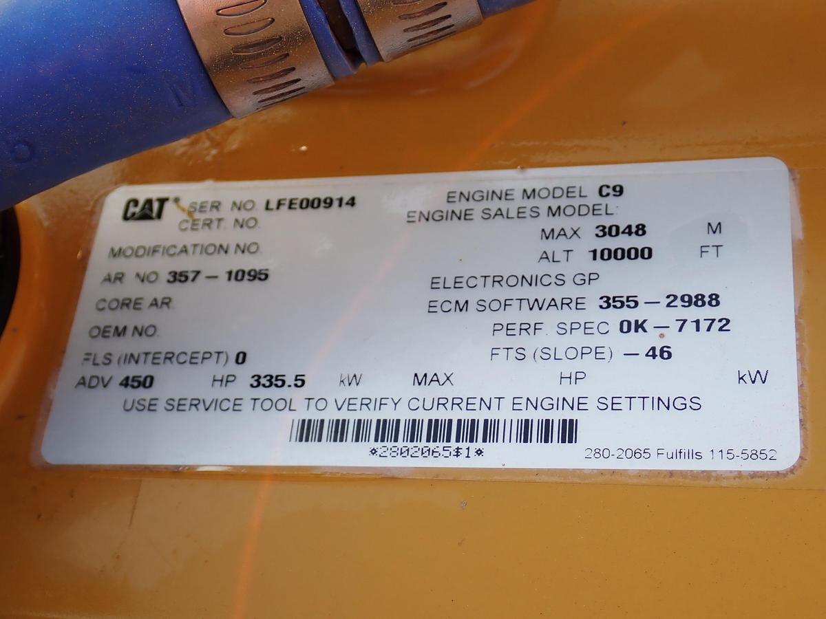 Used 2011 CAT C9 Diesel Truck Engine 450 HP 6 ORIGINAL HOURS!