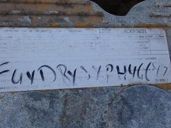 Used 1992 CAT 3406C PEEC Diesel Engine 6I3361