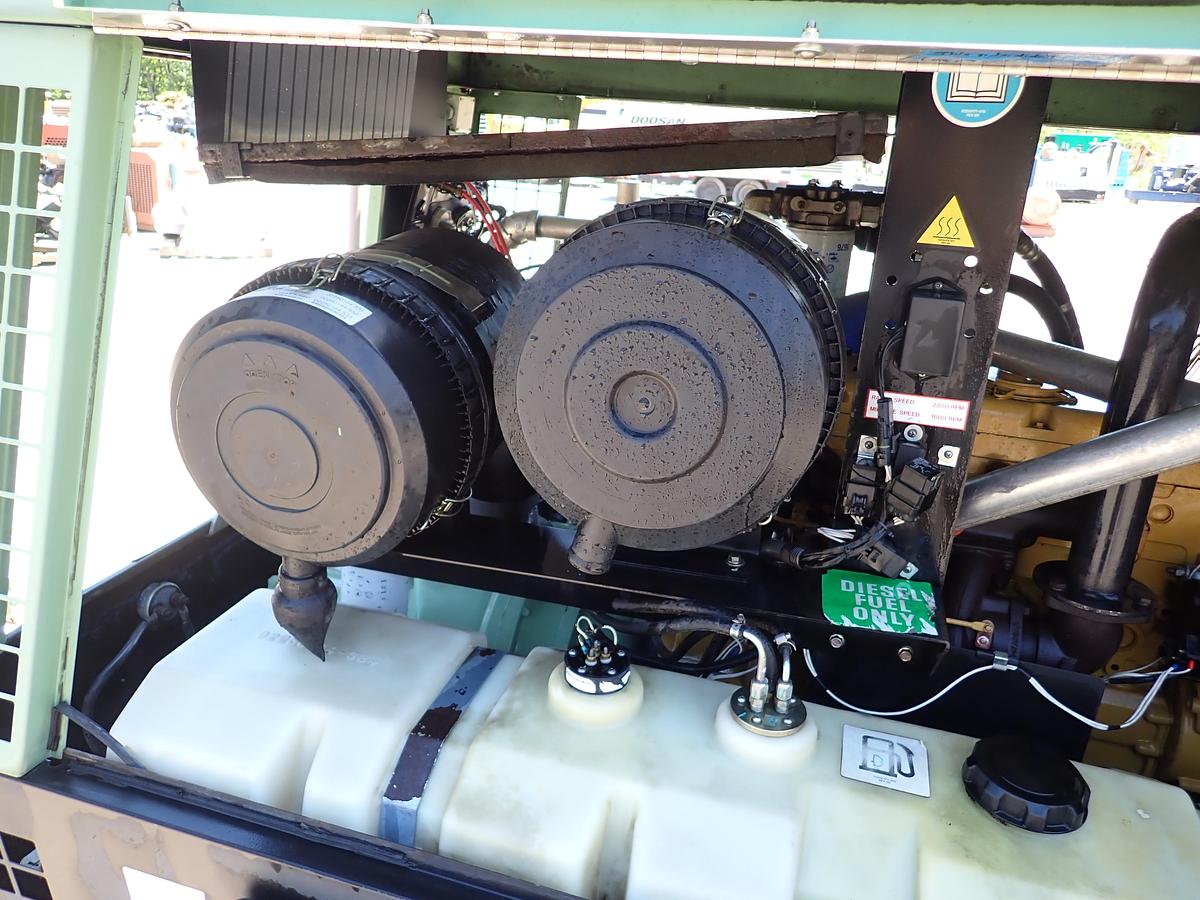 Used 2012 Sullair 375CA3 375 CFM Air Compressor CAT DIESEL