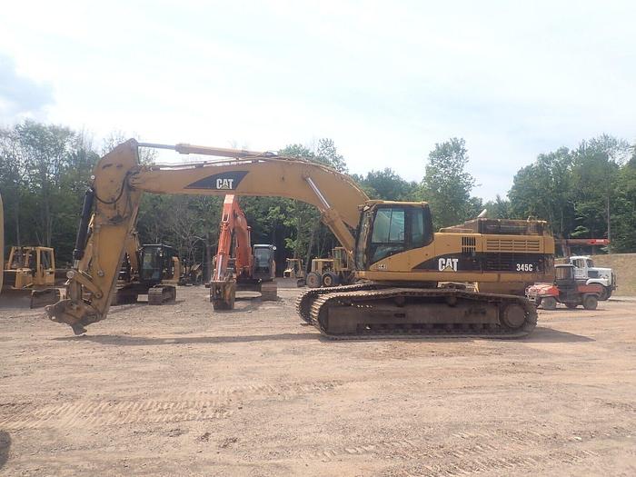 Used 2005 Caterpillar 345CL Excavator CLEAN! C13 CAT Q/C Aux Hydraulics 345C