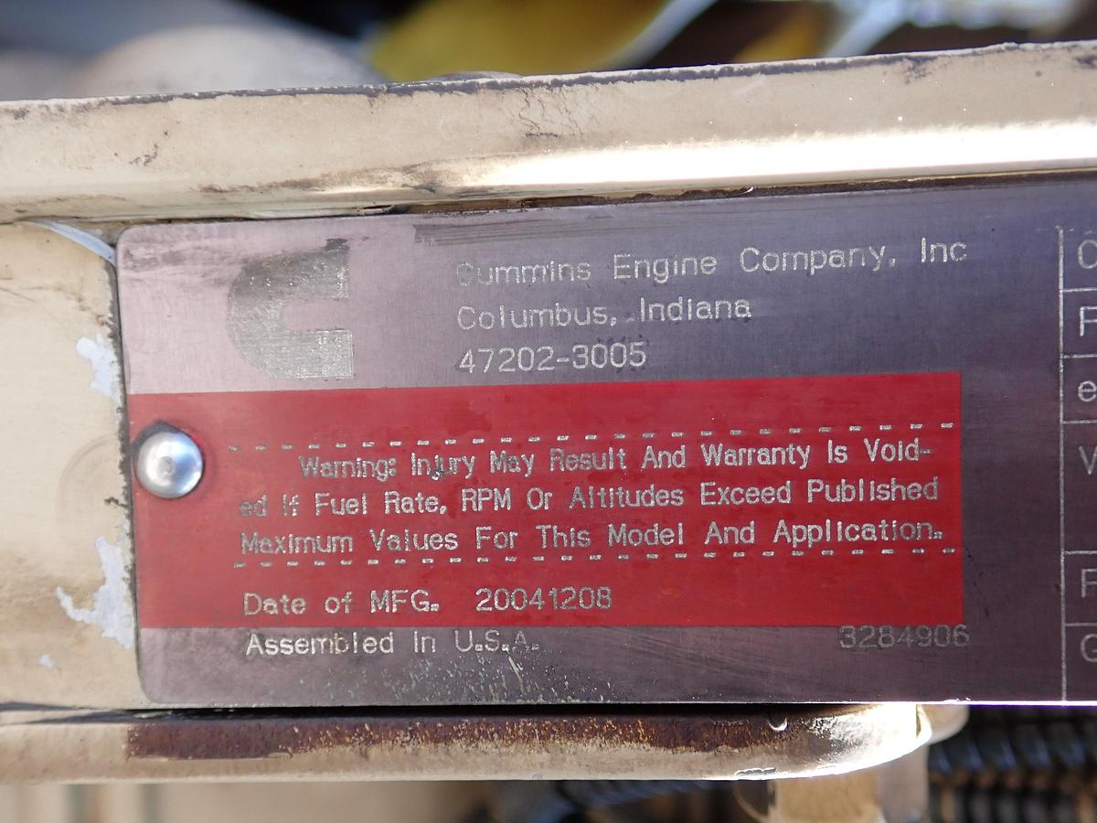 Used 2005 Cummins QSB 5.9 Diesel Engine CPL 8296